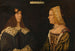 Double portrait of a young man and a young woman - Giovanni Paolo d'Agostino — artwork view