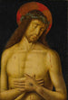 The Christ as Man of Sorrows - Giovanni Santi — artwork view