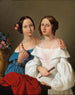 Portrait of the Luschin Sisters - Giovanni Schiavoni — artwork view