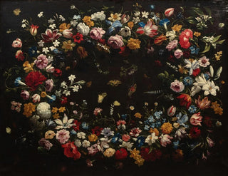 Flower Garland Painting - Giovanni Stanchi — artwork view