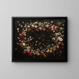 Flower Garland Painting - Giovanni Stanchi — framed artwork on a wall