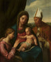Mystical Marriage of Saint Catherine - Giovanni da Udine — artwork view