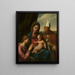 Mystical Marriage of Saint Catherine - Giovanni da Udine — framed artwork on a wall
