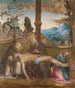 Pietà Painting - Giovanni di Lorenzo Larciani — artwork view