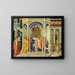 La Présentation du Christ au Temple - Giovanni di Paolo — framed artwork on a wall