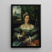 Portrait of a lady - Girolamo da Carpi — framed artwork on a wall