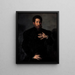 Portrait of a Vigorous Man - Girolamo da Carpi — framed artwork on a wall