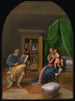 Saint Luke drawing the Virgin and Child Jesus - Girolamo da Carpi — artwork view