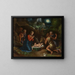 L'Adoration des bergers - Girolamo da Carpi — framed artwork on a wall