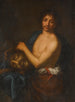 David painting with Goliath's head - Girolamo Forabosco — artwork view