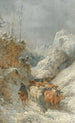 Berger avec troupeau de bovins - Girolamo Gianni — artwork view
