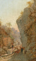 Berger avec troupeau de moutons - Girolamo Gianni — artwork view