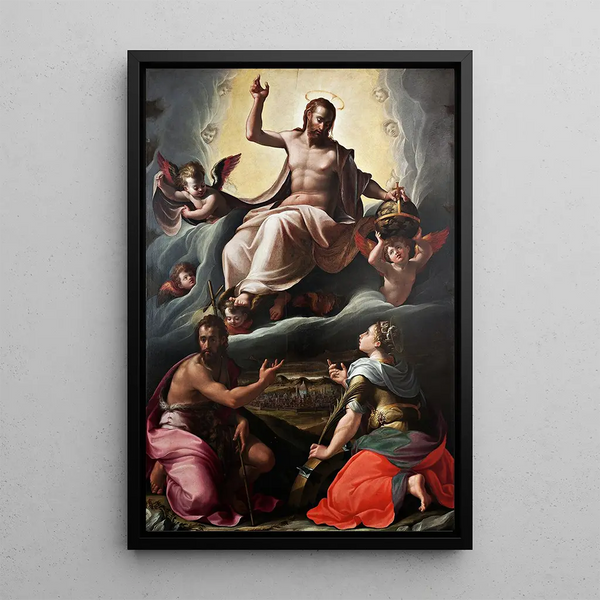 Pala Lioni - Girolamo Macchietti — framed artwork on a wall