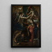L'Annonciation - Girolamo Mazzola Bedoli — framed artwork on a wall