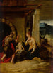 La Sainte Famille dans un paysage - Girolamo Mazzola Bedoli — artwork view