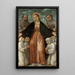 La Vierge de Miséricorde - Girolamo Romanino — framed artwork on a wall