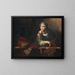 an allegorical painting with musical instruments and sheet music - Girolamo Scaglia — framed artwork on a wall