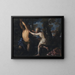 Apollon dépouillant Marsyas - Girolamo Troppa — framed artwork on a wall