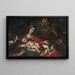 L'Adoration of the Shepherds - Girolamo Troppa — framed artwork on a wall