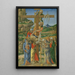 the Descent from the Cross - Girolamo da Cremona — framed artwork on a wall