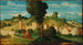Landscape with Rider - Girolamo da Santacroce — artwork view