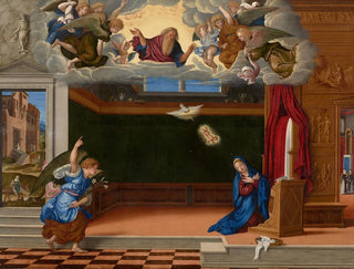 L'Annonciation - Girolamo da Santacroce — artwork view