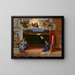 L'Annonciation - Girolamo da Santacroce — framed artwork on a wall
