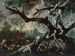 Shepherds under a tree on top of a cliff - Giulio Bucci — artwork view