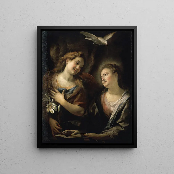 L'Annonciation - Giulio Cesare Procaccini — framed artwork on a wall