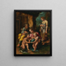 La Sainte Famille - Giulio Romano — framed artwork on a wall