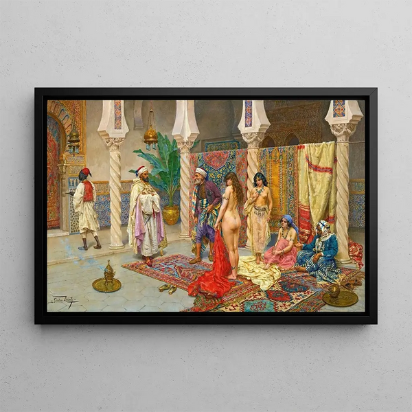 Choose the Favorite - Giulio Rosati — framed artwork on a wall
