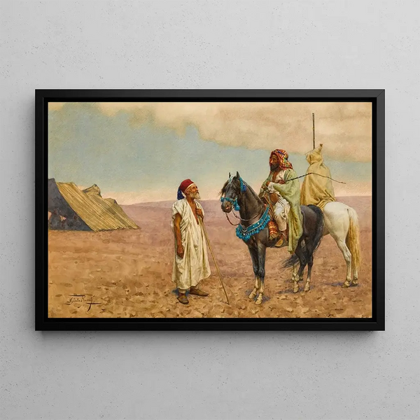 The Messenger - Giulio Rosati — framed artwork on a wall