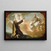 Élie enlevé dans un char de feu - Giuseppe Angeli — framed artwork on a wall
