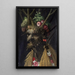 The Four Seasons in One Head - Giuseppe Arcimboldo — framed artwork on a wall