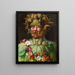 Rodolphe II of Habsburg or Vertumnus - Giuseppe Arcimboldo — framed artwork on a wall