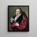 Portrait of a Gentleman - Giuseppe Bernardino Bison — framed artwork on a wall