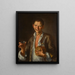 Portrait of a Laughing Boy - Giuseppe Bonito — framed artwork on a wall