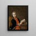 Portrait of a young boy, perhaps Carlo Vanvitelli - Giuseppe Bonito — framed artwork on a wall