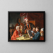 The Lesson - Giuseppe Bonito — framed artwork on a wall