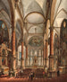 Interior painting of the San Zaccaria church in Venice - Giuseppe Borsato — artwork view