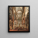 Interior painting of the San Zaccaria church in Venice - Giuseppe Borsato — framed artwork on a wall