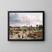 La place Louis XVI, place de la Concorde en 1829 - Giuseppe Canella — framed artwork on a wall