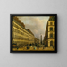 La rue de Castiglione - Giuseppe Canella — framed artwork on a wall