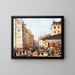 Les Halles - Giuseppe Canella — framed artwork on a wall