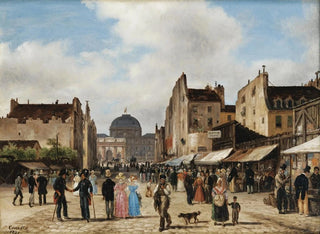 Paris, la rue Saint-Nicaise - Giuseppe Canella — artwork view