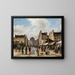 Paris, la rue Saint-Nicaise - Giuseppe Canella — framed artwork on a wall