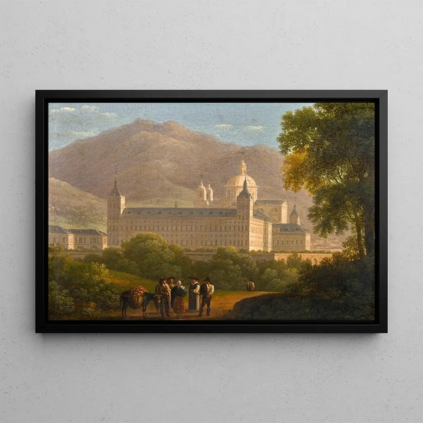 L'Escurial - Giuseppe Canella — framed artwork on a wall