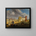 Turin, view of the Piazetta Reale - Giuseppe Canella — framed artwork on a wall