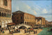 Venice, view of the Riva degli Schiavoni with the Ponte della Paglia - Giuseppe Canella — artwork view