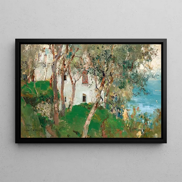 Capri - Giuseppe Casciaro — framed artwork on a wall